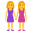 👭