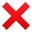 ❌