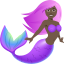 🧜🏿‍♀️