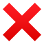 ❌
